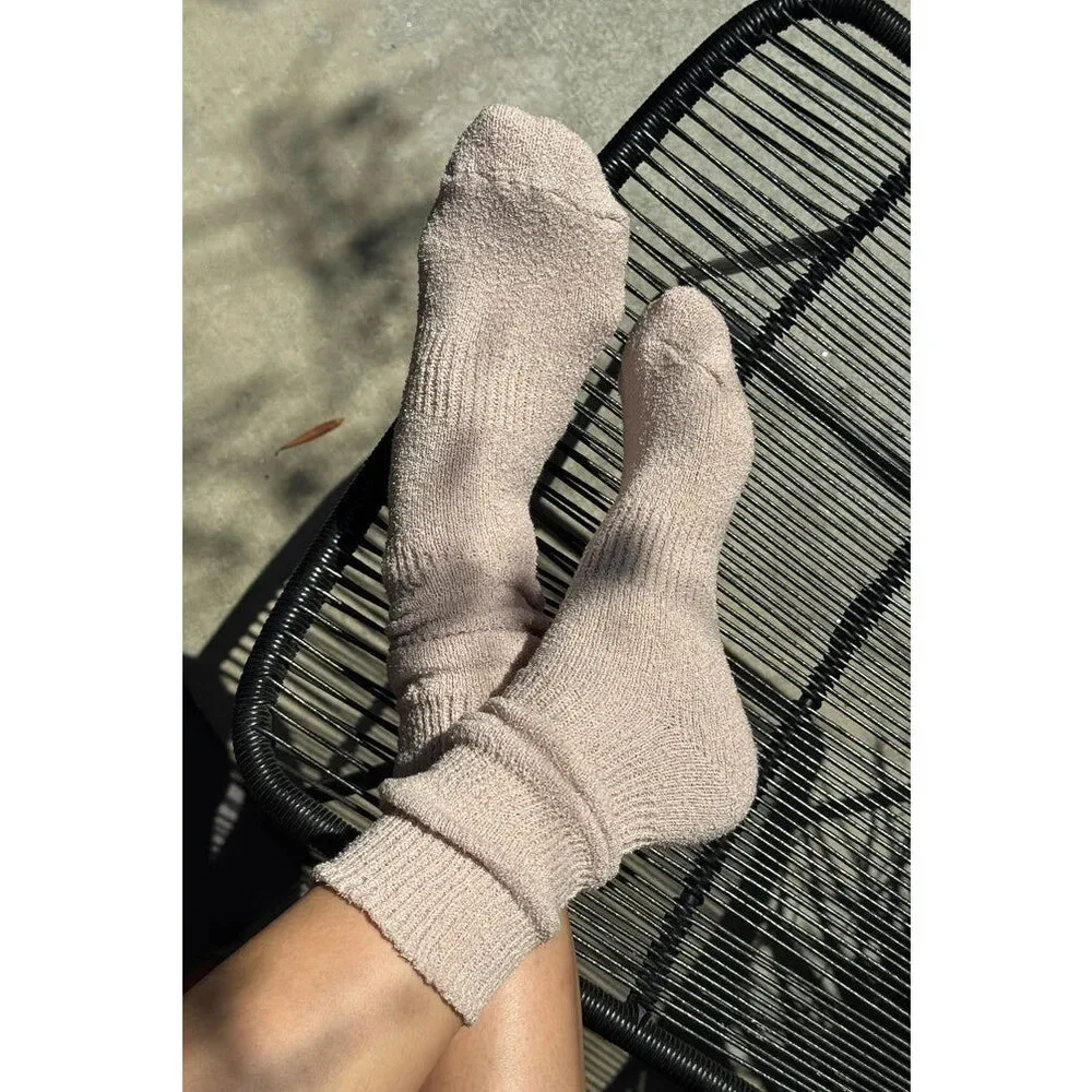 Le Bon Shoppe - Airy Puffin Socks | Whole Wheat